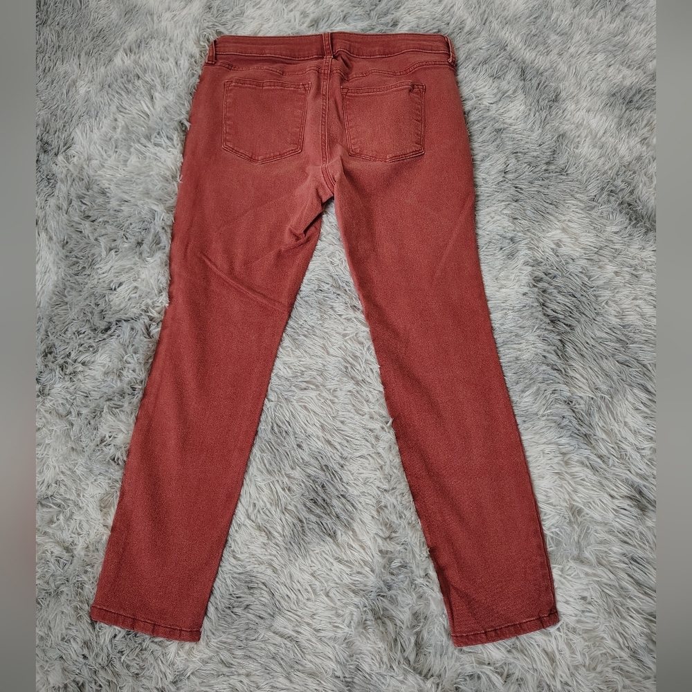 Sonoma Women's Size 10S Rust-colored Skinny Jeans - Picture 5 of 8